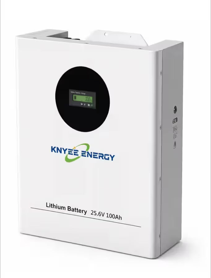 Knyee Energy 25.6V 100Ah Wall mount Lithium Battery