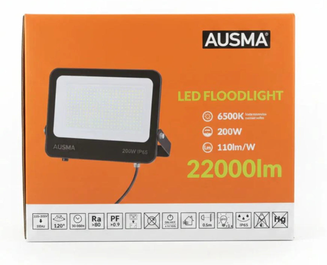 Ausma 200Watt 220v AC Outdoor LED Flood Light