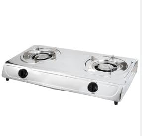 Double Burner Gas Stove, Stainless Steel, Two Burner Cooktop